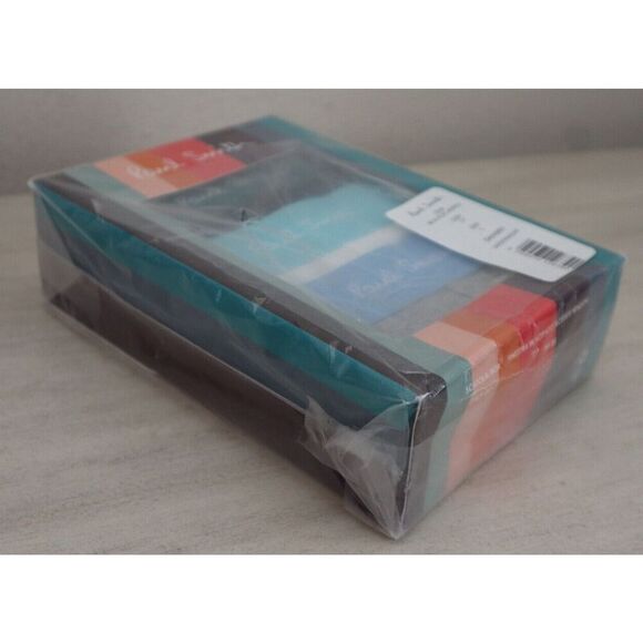 Paul Smith Men's Sz L Gray/White/Black Cotton Blend 3-Pack Boxer Shorts - Picture 3 of 5